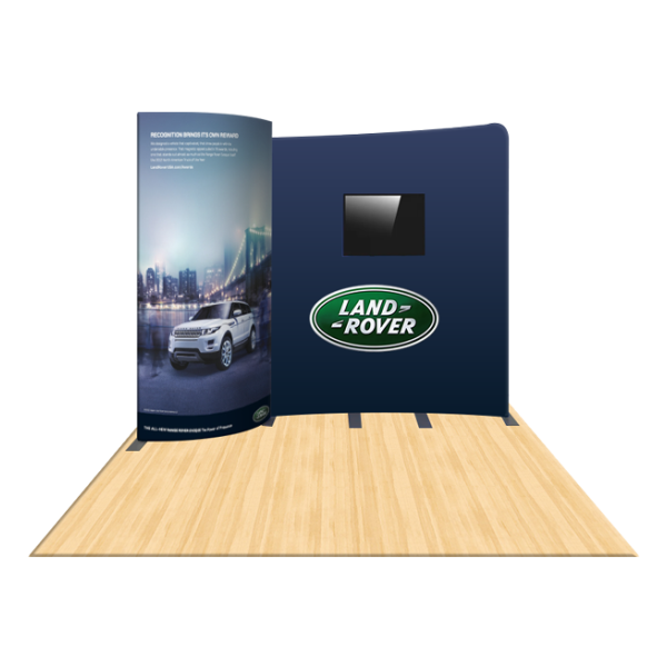 Formulate Designer Series 10ft Fabric Backwall Kit 01
