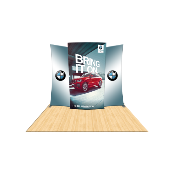 Formulate Designer Series 10ft Fabric Backwall Kit 05