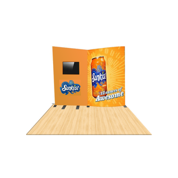 Formulate Designer Series 10ft Fabric Backwall Kit 09