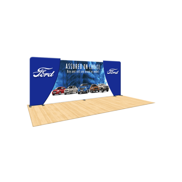 Formulate Designer Series 20ft Fabric Backwall Kit 04