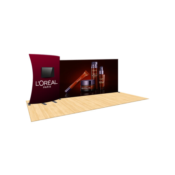 Formulate Designer Series 20ft Fabric Backwall Kit 13