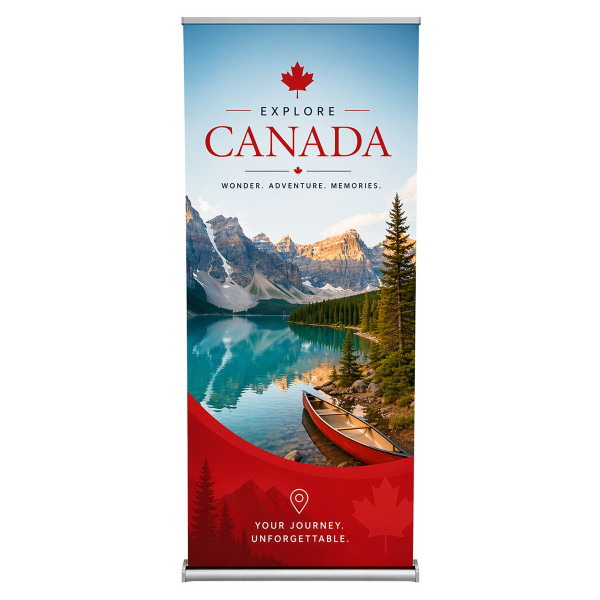 Premium Double Sided Banner Stand (33.5