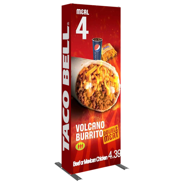 Hopup 2.5ft Popup Display With Endcap (Straight)