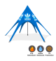 Single Pole Star Tent - 20ft