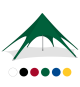 Blank Single Pole Star Tent - 33ft
