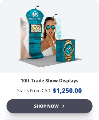 10ft Trade Show Displays