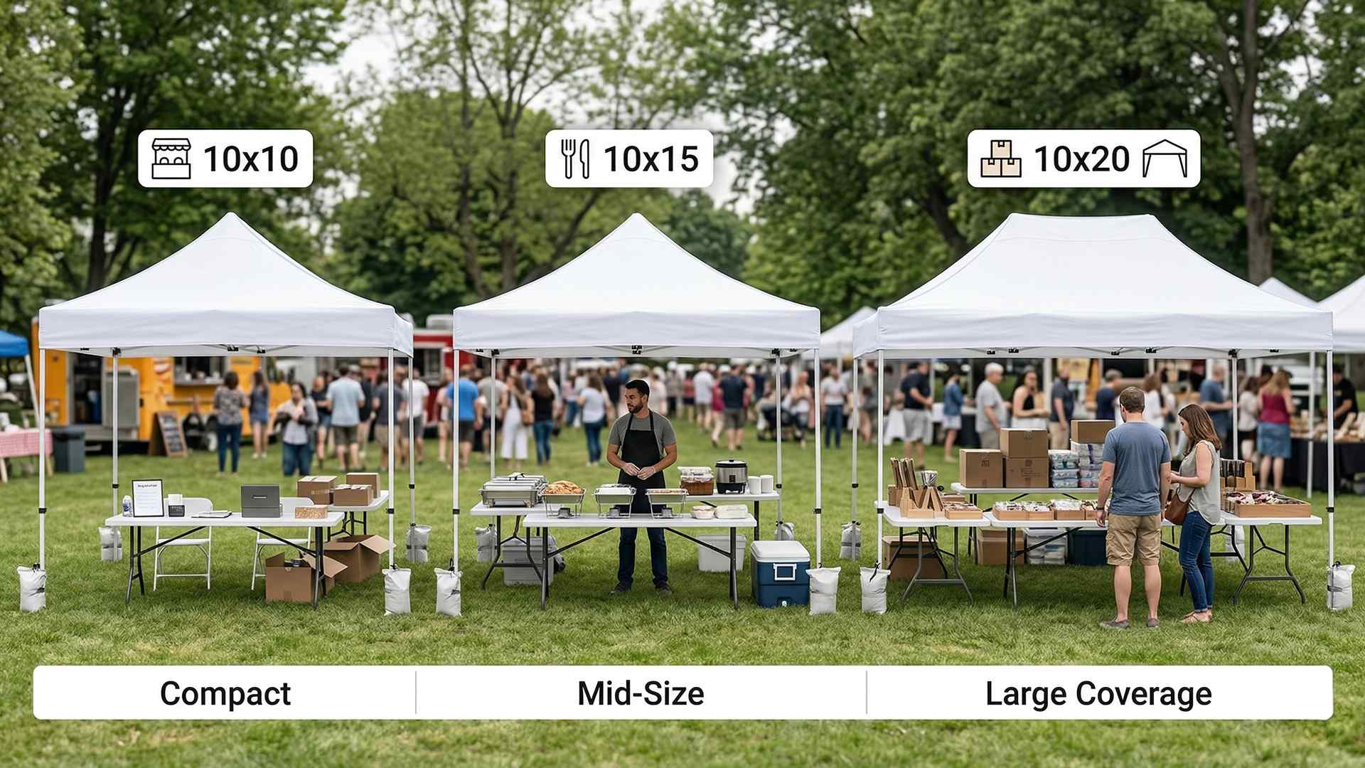 Blank Canopy for Events & Outdoor Use