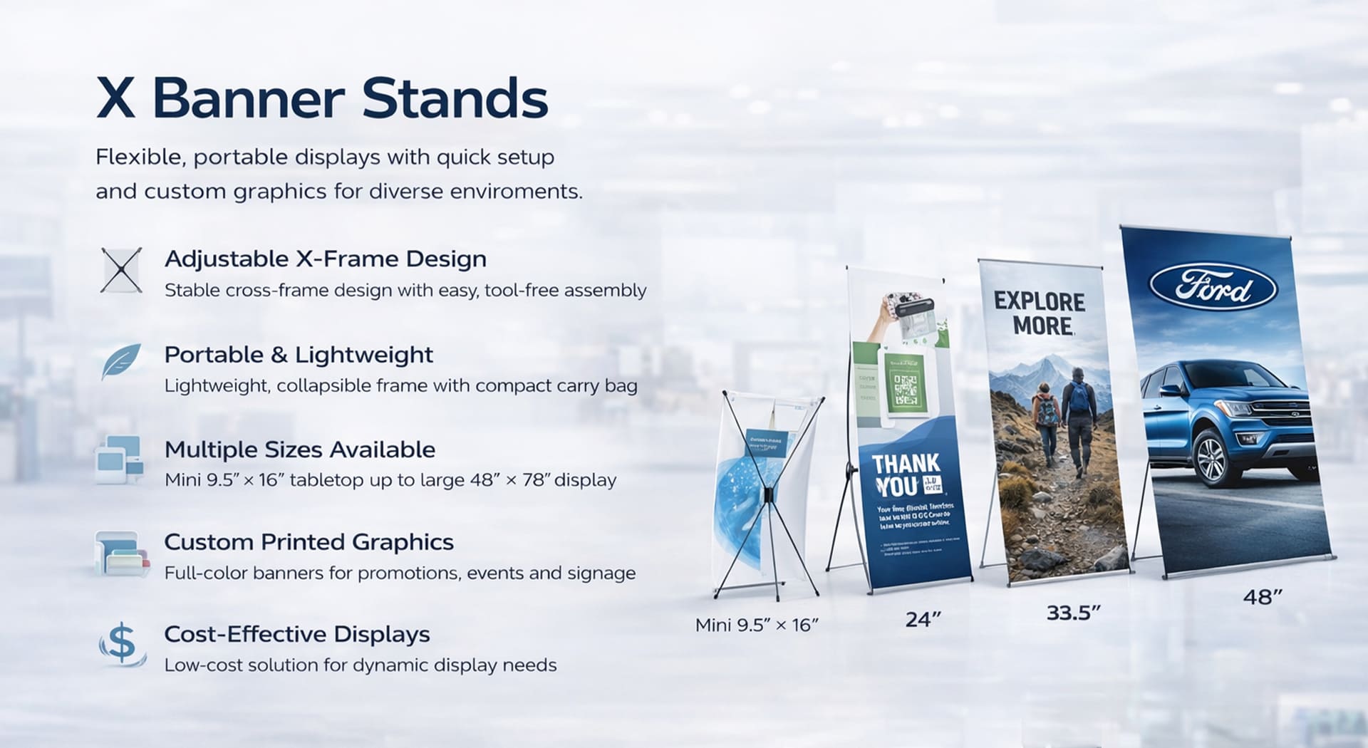x banner stand