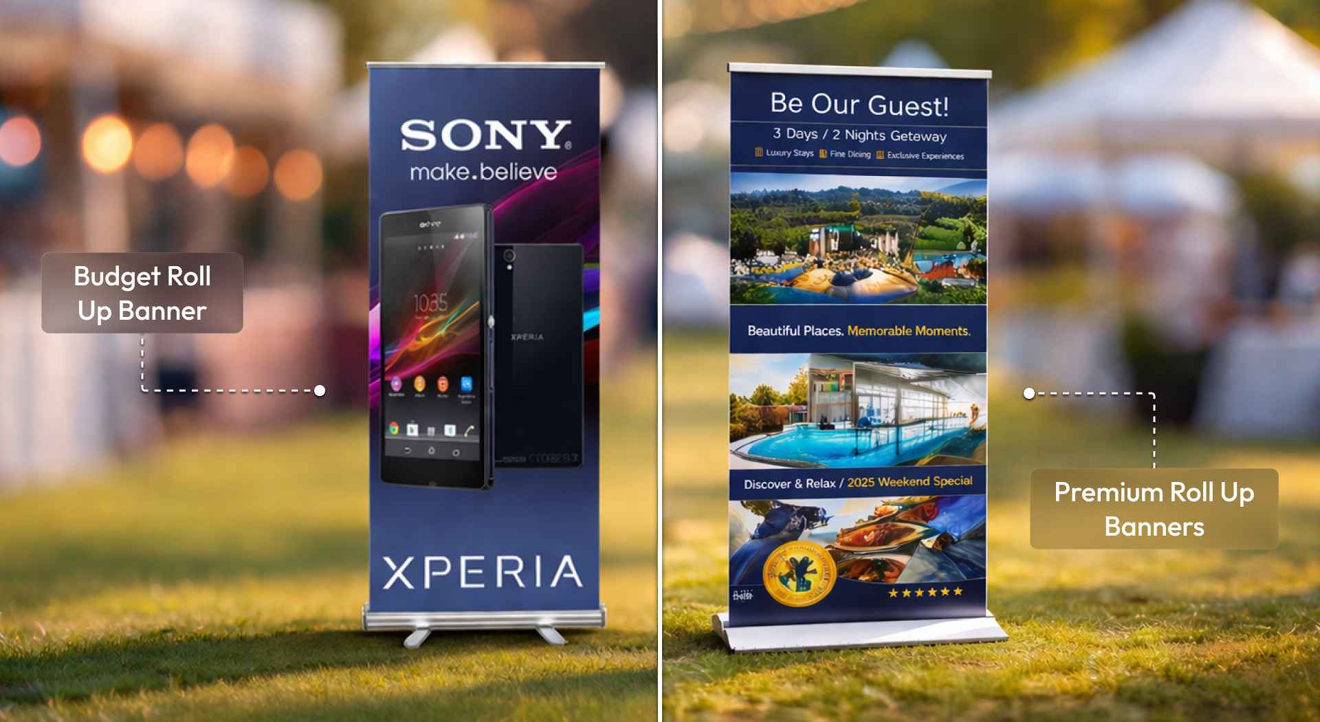 premium roll up banners