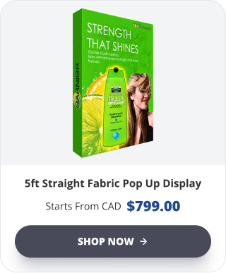 5ft Fabric Display Booth
